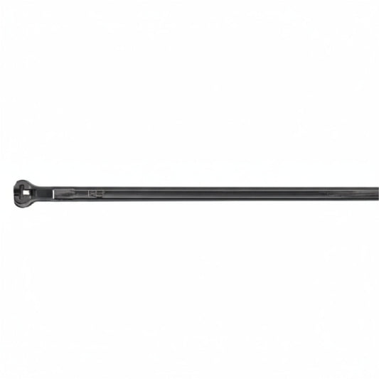 TY24MX-0 Black Polyamide (Nylon 6.6) Cable Tie (40 lb Tensile Strength)