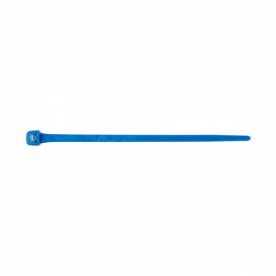 TY24M-6 Blue Polyamide (Nylon 6.6) Cable Tie (40lb Tensile Strength)