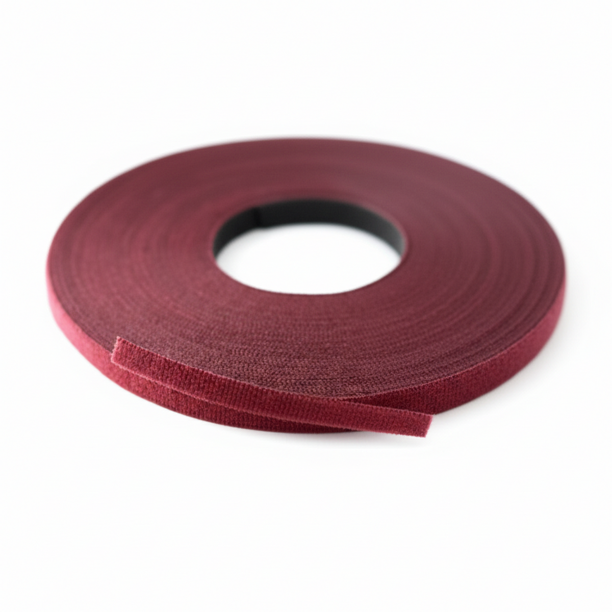 1" x 25 Yard Roll Velcro® Brand One-Wrap® Tape UL Rated Fire Retardant, Cranberry 1/Bag