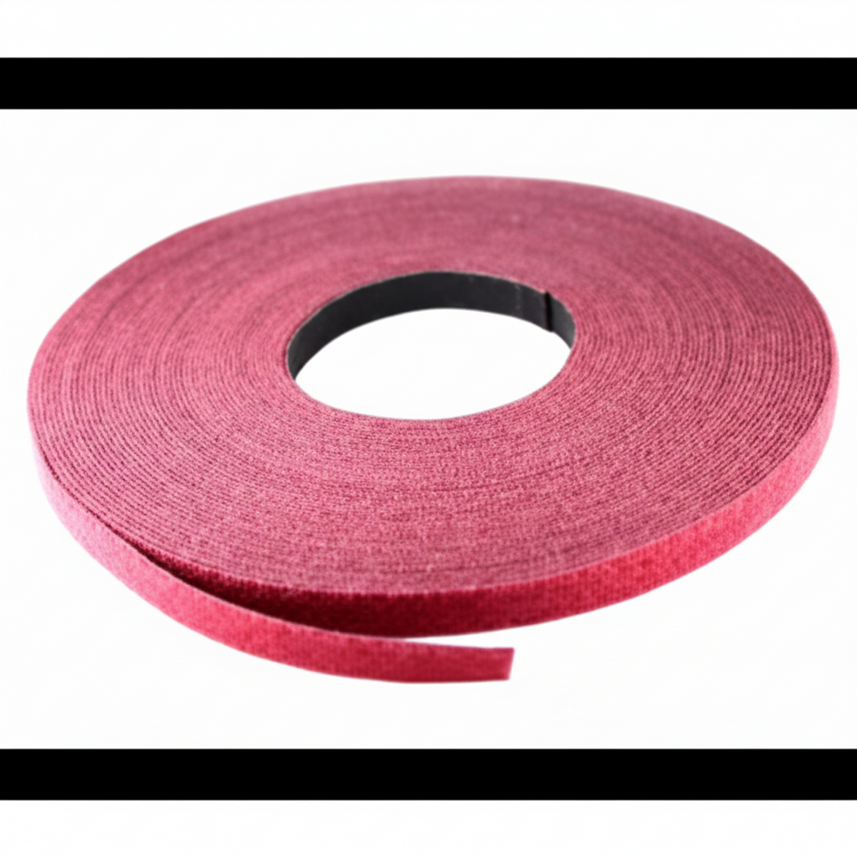 1" x 25 Yard Roll Velcro® Brand One-Wrap® Tape UL Rated Fire Retardant, Cranberry 1/Bag