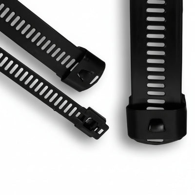 Black Polyester Coated 316 Stainless Steel Ladder Cable Ties