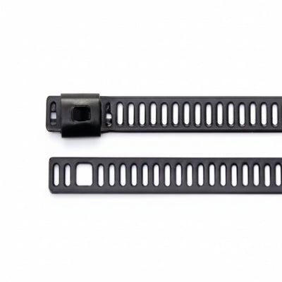Black Polyester Coated 316 Stainless Steel Ladder Cable Ties