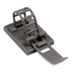 ULNY-023-8-C Cable Clamp Adjustable/Ladder Gray Nylon 6/6 Rubber-Based Adhesive with Optional #5 Screw Mount for Maximum Bundle 3.37