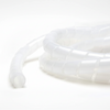 1/8" Diameter Polyethylene Natural Spiral Wrap 100ft/Spool