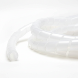 3/8" Diameter Polyethylene Natural Spiral Wrap 100ft/Spool