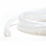 5/8" Diameter Polyethylene Natural Spiral Wrap 100ft/Spool