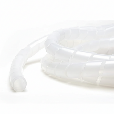 1 1/2" Diameter Polyethylene Natural Spiral Wrap 100ft/Spool