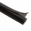 1/2" Black Techflex F6 Wrap-Around Braided Sleeving 75ft