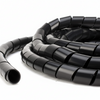 3/4" Diameter Polyethylene UV Black Spiral Wrap 100ft/Spool