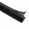 1 1/2" Black Techflex F6 Wrap-Around Braided Sleeving 25ft