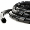 1 1/2" Diameter Polyethylene UV Black Spiral Wrap 50ft/Spool