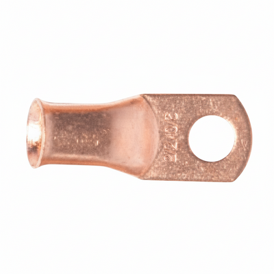 2/0 AWG 3/8 Stud Unplated Copper Heavy Duty Electrical Lug 100/Bag
