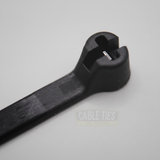 5.5" UV Black 40lbs Metal Tooth Cable Ties 100/bag Part #MT5.5-40-0C
