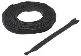 5" x 3/4" Velcro® Brand One Wrap® Straps Black 1440/Spool