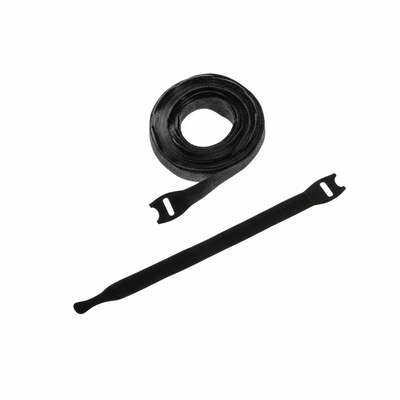 12" x 3/4" Velcro® Brand One Wrap® Straps Black UL Rated 600/Spool