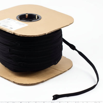 8" x 3/4" Velcro® Brand One Wrap® Straps Black 900/Spool