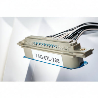 HellermannTyton TAG13L-789 Laser Tag Label, .75" x .25", 312 Per Sheet, PET, White, 5000/pkg
