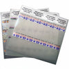 HellermannTyton TAG22J-994 Ink Jet Label, Self-Laminating, 1.0" x .5" x 1.63", 32 Per Sheet, PET, White, 1000/pkg