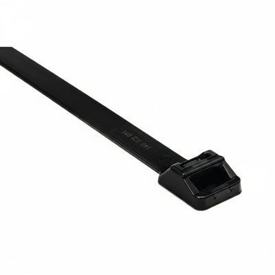 Heavy Duty Cable Tie, 22" Long, UL Rated, 250lb Tensile Strength, PA66UV, Black, 25/pkg