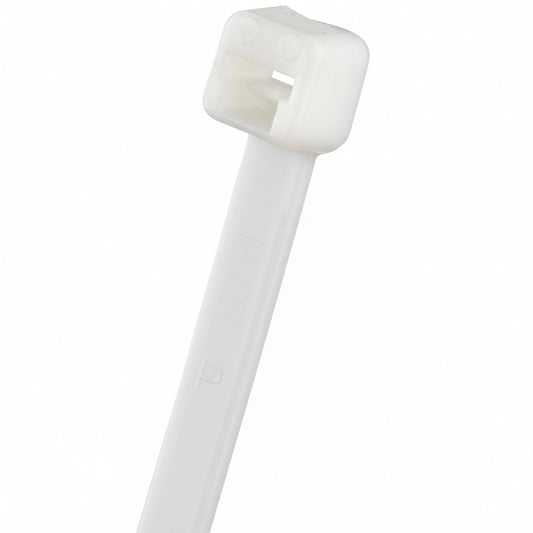 Panduit 8" 18lb. White Pan-Ty® Locking Cable Ties 1000/bag Part # PLT2M-M10