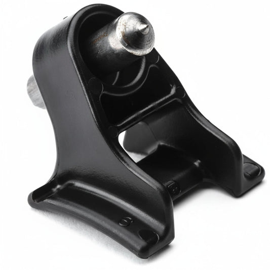 HellermannTyton WSM60IMHSUVH1 Weld Stud Mount, Max Bundle Diameter 6.0", Stud Diameter .24", PA66HIRHSUV, Black, 500/pkg