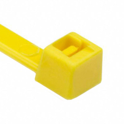 6" 40lb Yellow Cable Ties 100/bag Part # C6-40-Yellow 1