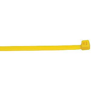 11" 50lb Yellow Cable Ties 100/bag Part # C11-50-Yellow 2